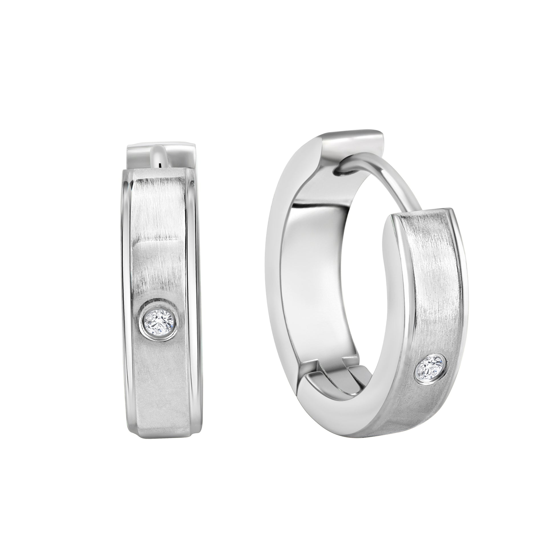 Klappcreolen Silver Glow